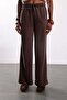 Brown Elastic Waist Trousers 00381 - 6