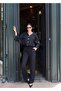 Tencel Fabric Gold Buttoned Bat Sleeve Suit - 5