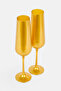 2 Pieces Champagne Goblets 200ml, Gold - 3