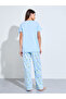Pack of 3 - Blue Graphic Print T-Shirt, Shorts and Pyjama Set - 8