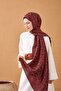 Naia Cotton Shawl Elio Burgundy