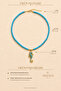 Summer Breeze Seahorse Figured Turquoise Bead Necklace - 5