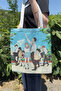 Koe No Katachi V3 Summer Winter Double-Sided Canvas Print Tote Bag Anime Bag