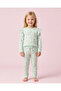 Girls Gren Bunny All Over Print Pyjama Set - 2
