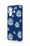 Redmi Note 14 4g Compatible Blue Daisy Patterned Silicone Case - 4