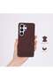 Monte Espresso Brown Samsung Galaxy S26 Ultra (6.9") |   Ultra Thin Premium Leather Phone Case - 2