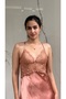 6 Piece Satin Waist Lace Dowry Suit Short Nightgown Dressing Gown Pajama Set |   Shorts Set Nightgown Pajama Set - 8