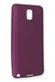Compatible Case for Samsung Galaxy Note 3 / N9000 Yumausk Flexible Premium Rubber - Plum - 2