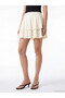 Gencc Quality Elastic Waist Layered Skirt with Shorts - 2