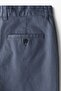 Regular Fit Cotton chino shorts - 6