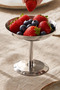 Stainless Steel 2-Piece Footed Bowl with Luxurious Patterned Tray Presentation Set Breakfast Bowl Jam Bowl Snack Bowl - 3