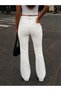 Women's High Waist Flared Power L Lycra Jeans D Denim Jean - 2