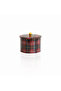 Plaid Patterned Metal Storage Container, 17.5 Cm, Kitchen Organizer, 500-999 ml - 2