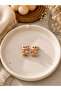 Handmade Murano Glass Cream Rabbit Beads (2 Pieces)