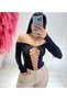 Kadı Taşlı Body Bluz Shiny Stone Bodysuit