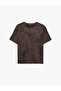 Washable Crew Neck Short Sleeve Oversize T-Shirt - 5