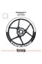 Yamaha Tracer 9 Wheel Rim Strip – Half Rim Covering & Tracer 9 Lettering Sticker Set