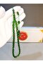 Patinated Fire Amber Praying Beads Green