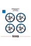 Ktm Duke 125 Wheel Rim Strip – Half Rim Cover & Duke 125 Lettering Sticker Set - 2