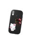 Samsung Galaxy A30 Compatible Case Camera Protective Black Silicone Couple Phone Case Kitty Pattern - 3