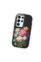 Samsung Galaxy S23 Ultra Compatible Case Camera Protector Black Silicone Couple Phone Case with Floral Pattern - 3