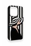 iPhone 14 Pro Compatible Madam Marica Patterned Silicone Case - 2