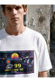 Rmz Gi̇yi̇m Farkiyla Relax Fit Zero Roba Collar Printed Men's T-Shirt - 4