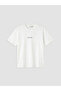 Lcw Vision White Crew Neck Printed Men's T-Shirt - 5
