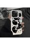 iPhone 14 Plus/15 Plus Compatible High-Quality Fun Black Cat Print Case, Cute Stylish Impact-Resistant - 5