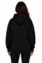 Denim Effect Printed Hooded 2 Thread Threaded Sweatshirt - 2