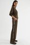 Soft Touch Modal Textured Leopard Printed Tracksuit Set - 4