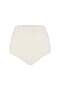 Blanc Italian Cashmere Blended Hair Knit Shorts Cream