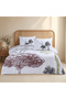 Brisa Double 100% Cotton Ranforce Duvet Cover Set White 57 Thread (4 Pieces) 200X220 White