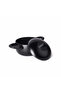 Black Tec Casserole 20 cm with Lid - Black - Titanium Non-Stick - 3