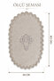 Mink Lace Non-Slip Sole Bath Mat Lace-Edged Washable Bathroom Set Venecca - 5