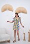 Printed Halter Neck Print Dress - 4