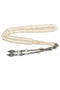 Cut-Out Model Phosphorescent Powder Amber Prayer Beads with White Metal Tassels Special Design Gift Prayer Beads
