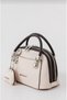 Women's Cream-Brown Small Size Hand and Shoulder Bag-Bd7030Bd - 4