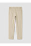 Özmarka New Season Beige Regular Fit Men's Trousers - 7