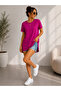 Women's Basic Tunic Short Sleeve Casual Stylish (E7)