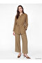 Lcw Modest Beige Women's Modal Blend Pants with Elastic Waist