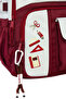 Burgundy Unisex School Backpack with Accessories Primary School - Middle School - High School - 6