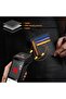 محفظة جلدية نحيفة بجيب أمامي، تصميم بسيط، حماية من تقنية RFID، حجم متوسط - 6