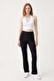 High Waist Ribbed Flare Pants