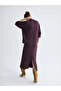 Lcw vision plum waist elastic knit skirt - 8