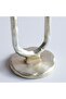 Mirabella Metal Candle Holder 5.5X5.5X12 cm -Chrome - 3