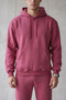 Men's Three-Thread Ribbed Sweatshirt Set - Hooded Sweatshirt with Kangaroo Pocket and Sweatpants with Elastic Cuffs - 3
