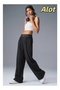 Alo 30 Inseam Suit Up Trouser, Regular Fit Wide Leg Pants - 6