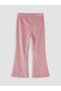 Vizyon New Season Pink Girls' Spanish-Cut Velvet Leggings Trousers - 3