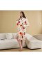 Women's Bathrobes Soft Long Full Length Wrap Dressing Gown Lightweight Knit Kimonos Robe With Pockets Comfortable Skin Friendly All Season Robe - 7